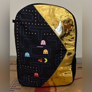 Pac Man X Mojo Life "Chomp" Full Size Padded Backpack NEW WITHOUT TAGS
